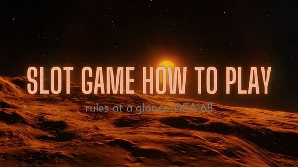 【How to Play Slot Games】 - Guidelines for a Glimpse